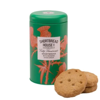 Shortbread House Tin Ginger Biscuit 140g MP12