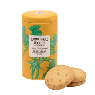 Shortbread House Tin Med Lemon Biscuit 140g MP12