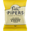 Pipers Crisp with Cheddar & Onion 40g MP24