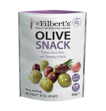 Mr. Filbert's Mixed Olives with Rosemary & Garlic 50g MP12