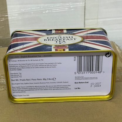 New English Tea's Union Jack 40 Teabag Tin EB MP16 - Image 3