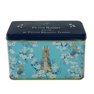 New English Tea's Peter Rabbit Daisies 40 Teabag Tin EB MP16