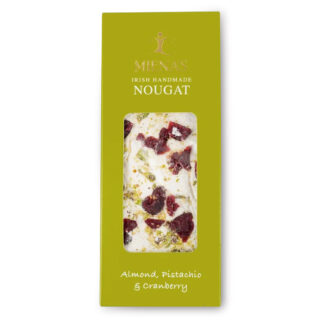 Miena Pistachio Cranberry Nougat Slab MP9