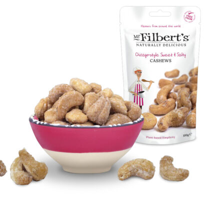 Mr. Filberts Sweet & Savory Cashews 100g MP12 - Image 2