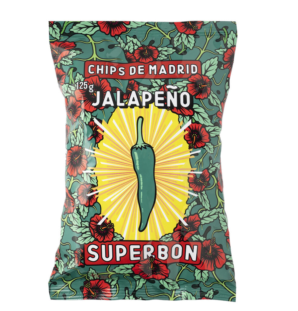 Superbon Jalapenos Chips 125g MP14