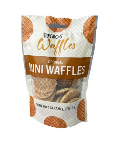 Tregroes Mini Butter Toffee Waffles 128g MP14