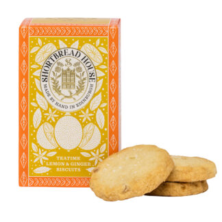 Shortbread Sweet Biscuit Lemon Ginger 140g MP12